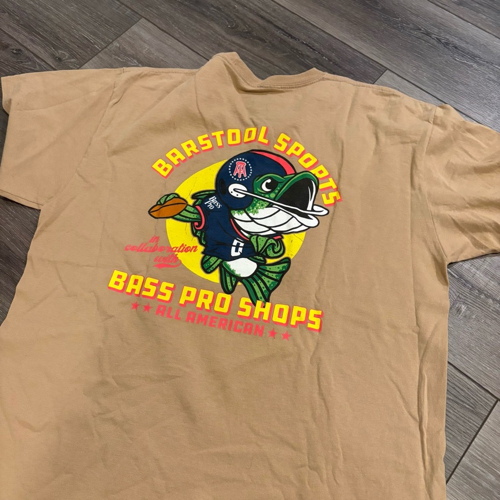 Barstool Sports Bass Pro Shops Collab T shirt Tee Mens Size XL
